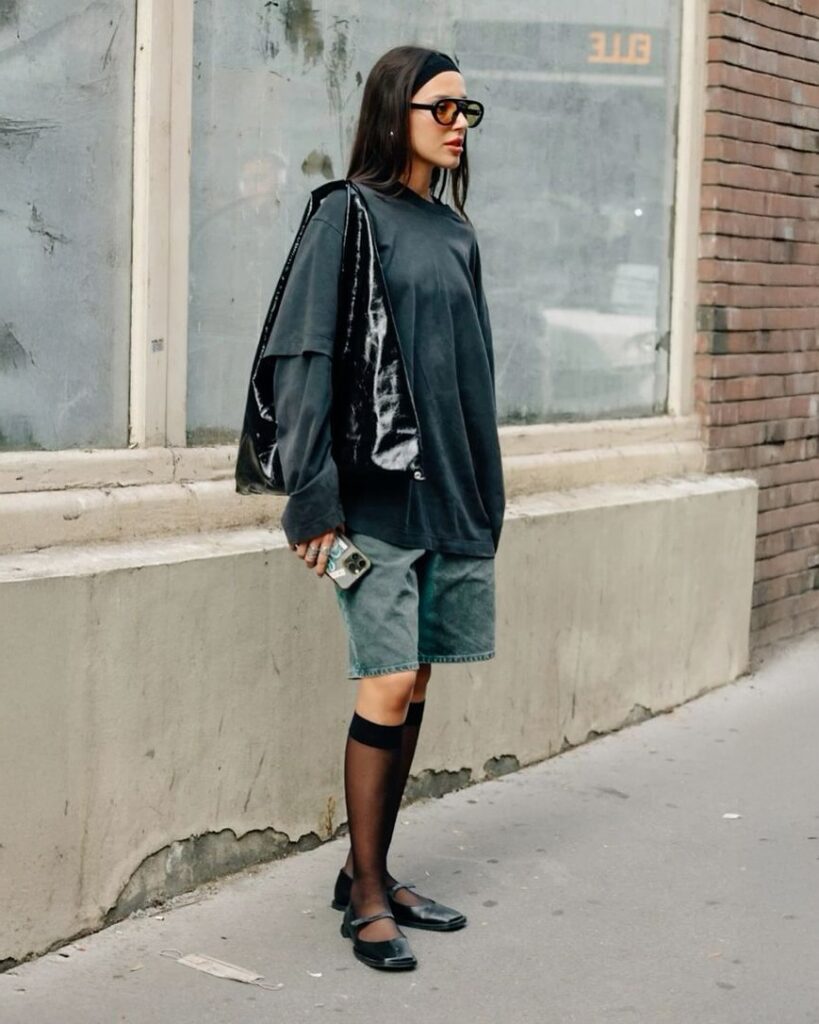 Cargo Shorts + High Socks + Skate Shoes
