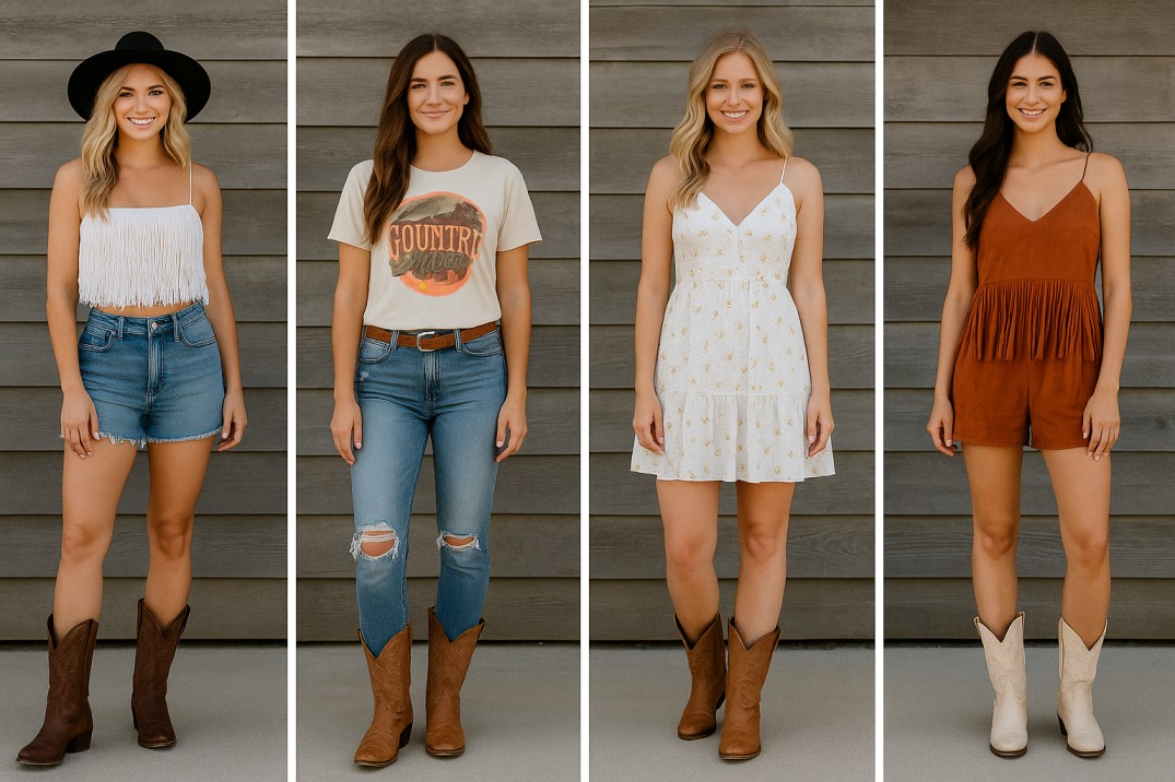 20 Stylish Outdoor Country Concert Outfits to Standout in Show