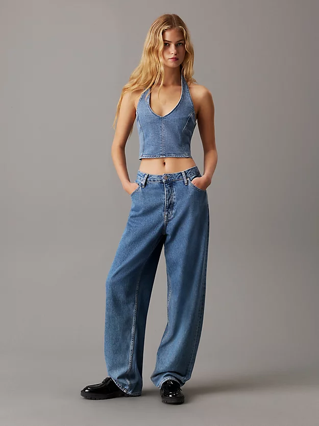 Halter Top + Skinny Jeans