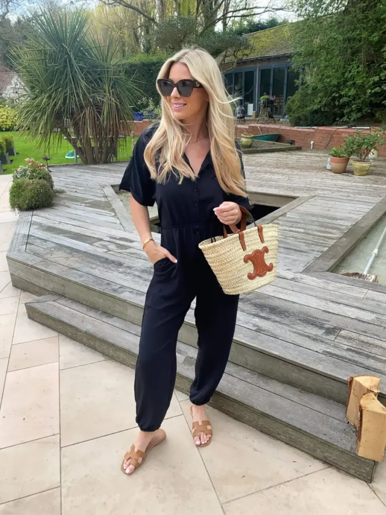 Two-Piece Jumpsuit + Strappy Sandals