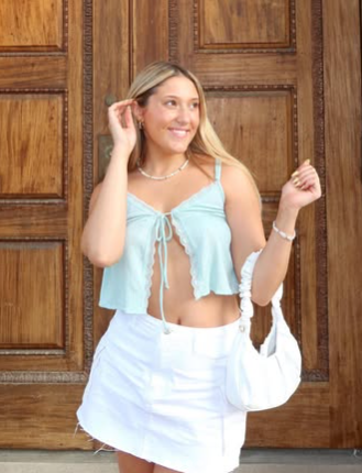 Tie-Front Tops with Skirts