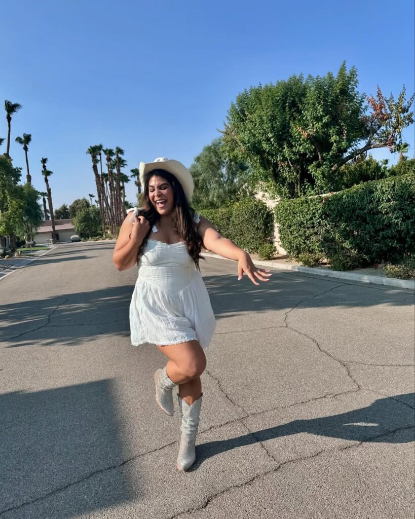 Western Romper & Snakeskin Boots