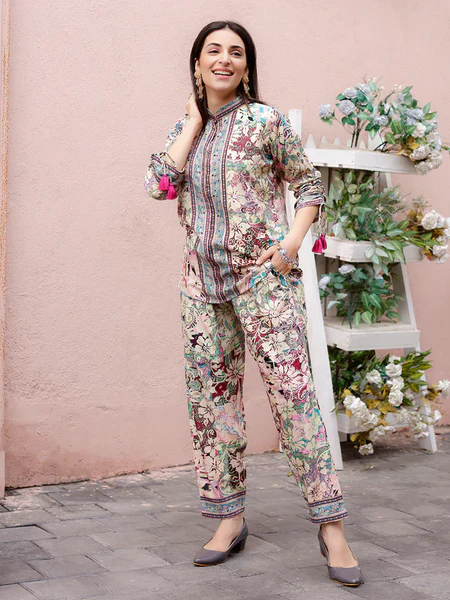 Pastel Co-ord + Sneakers
