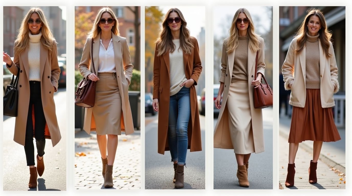 stylish fall 2025 fashion outfits for women 40 plus casual