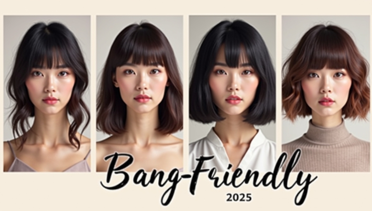 15 Bang-Friendly Haircuts Ideas for 2025: Chic, Trendy & Effortlessly Stylish