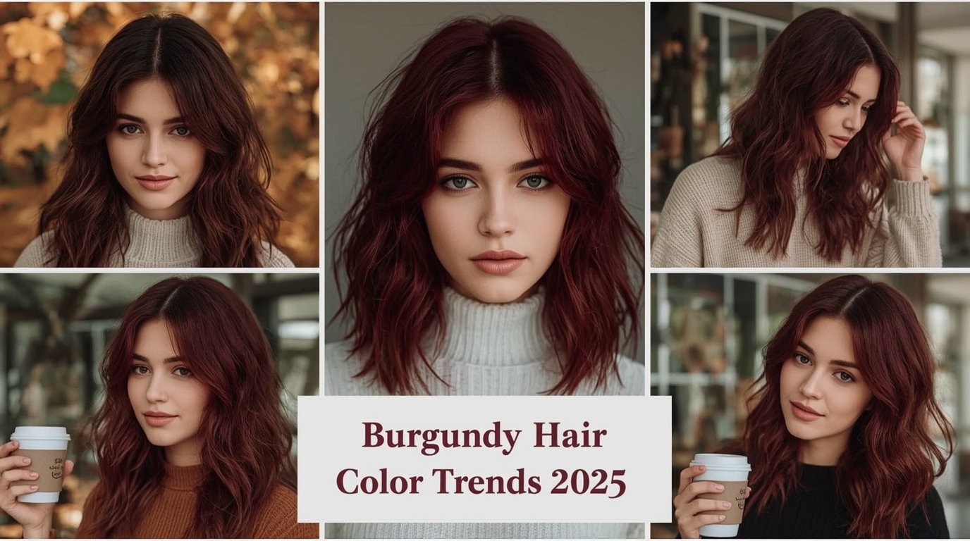 15 Burgundy Hair Color Trends 2025 That Will Dominate This Fall